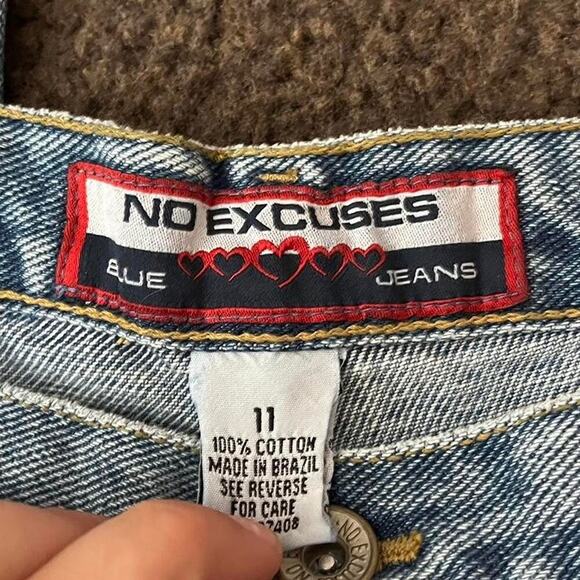 Vintage no excuses glitter animal print flare jeans - Picture 2 of 5